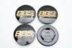 Picture of 4x BBS 80mm Caps Black with 3D Gold Logo 56.24.039 N/A